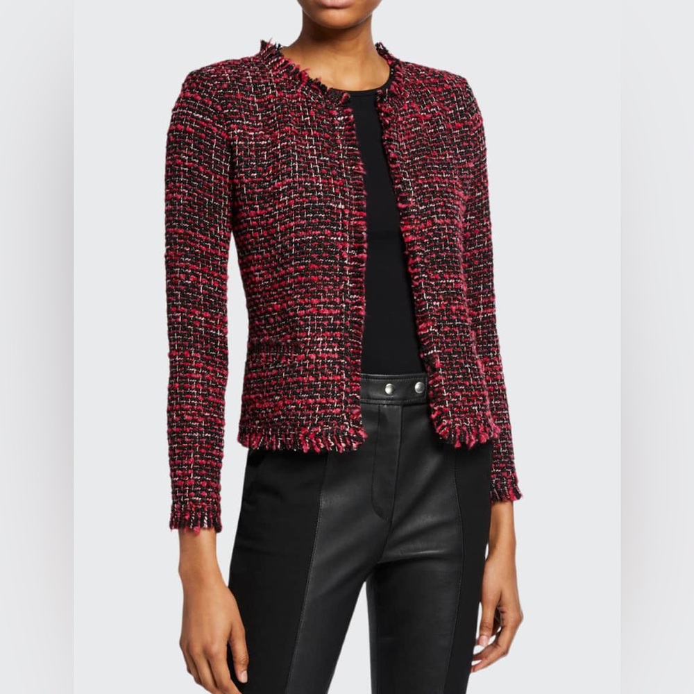 IRO Unplugspe open front Tweed Jacket. Size 40 FR